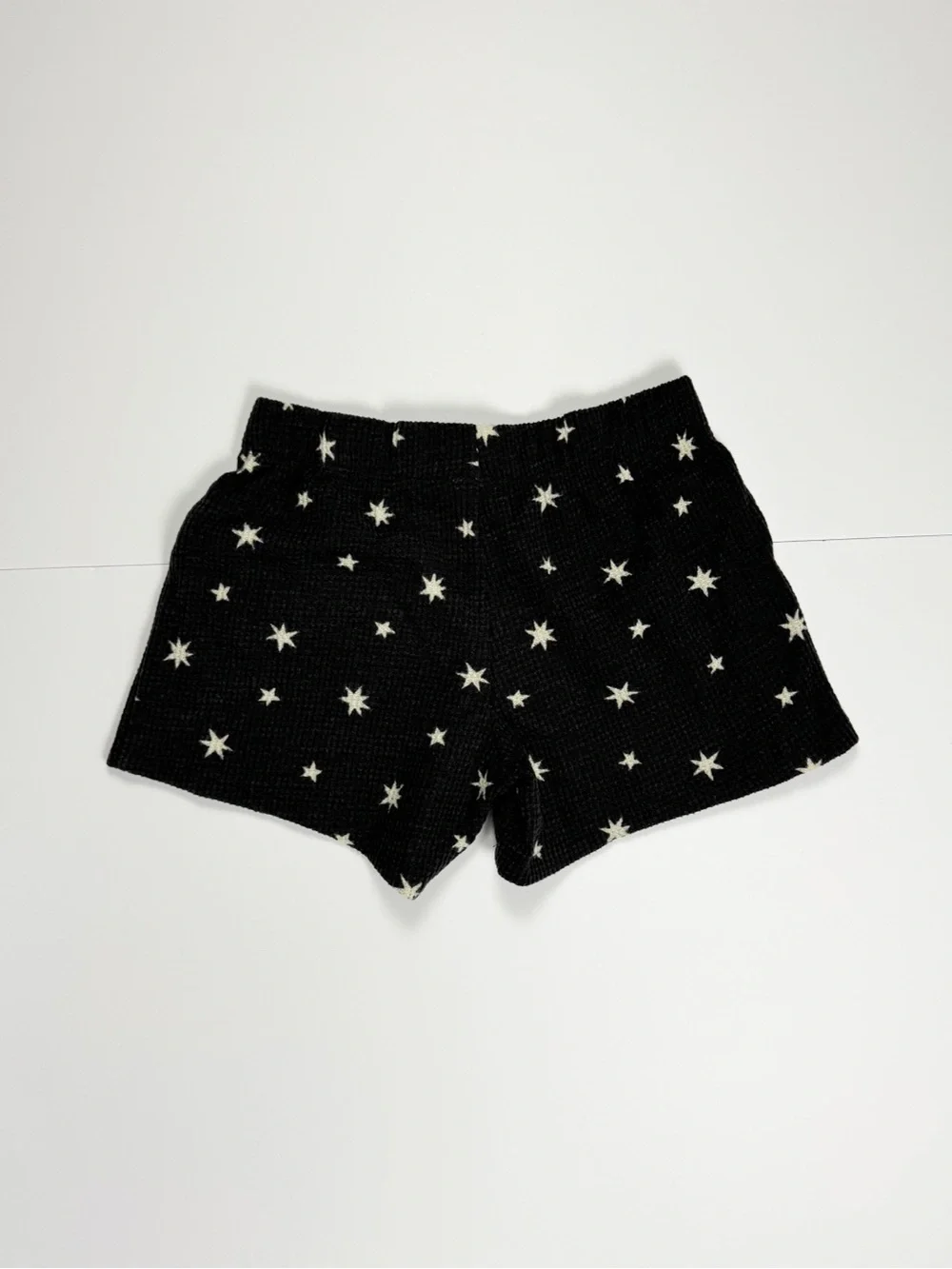 Cat & Jack Black Star Waffle-Knit Kids Pajama Set